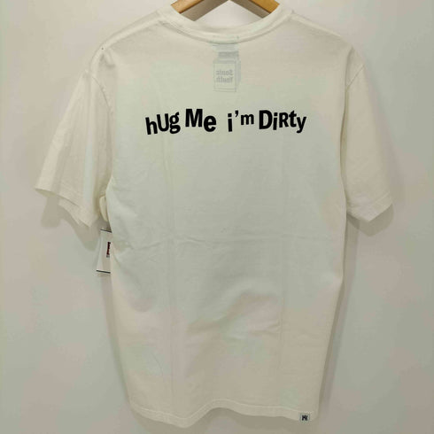 ヒステリックグラマー HYSTERIC GLAMOUR 21SS SY HUG ME I'M DIRTY Tシャツ ショートスリーブクルーネックTシャツ メンズ JPN:M