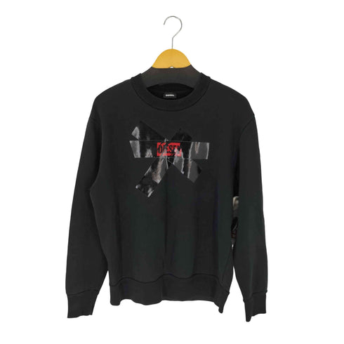 ディーゼル DIESEL テープロゴスウェットプルオーバー DIEGO-SX メンズ JPN:S