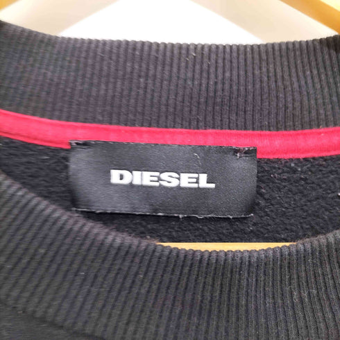 ディーゼル DIESEL デニムパネル スタースウェット メンズ M