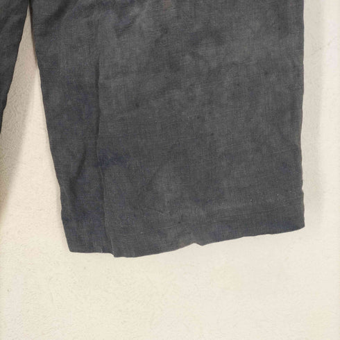 イッセイミヤケ ISSEY MIYAKE 91SS 後染め リネンパンツ レディース JPN:L