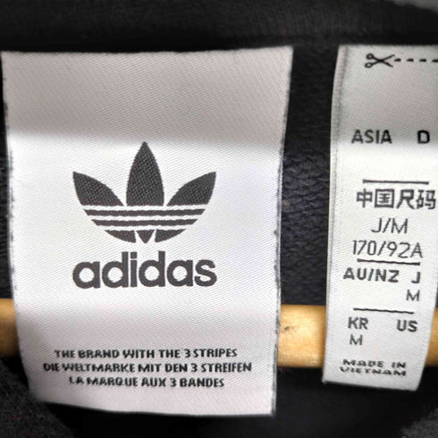 アディダスオリジナルス adidas Originals Adicolor Tricolor Trefoil hoodeie アディカラー トリコロールトレフォイルフーディー クロップド メンズ JPN:M