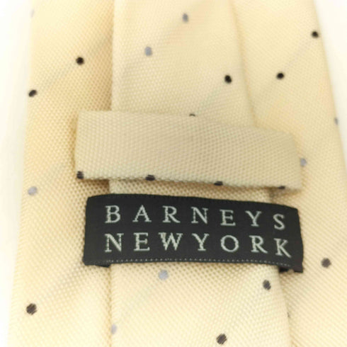 バーニーズニューヨーク BARNEYS NEWYORK ドット ストライプ シルクネクタイ メンズ
