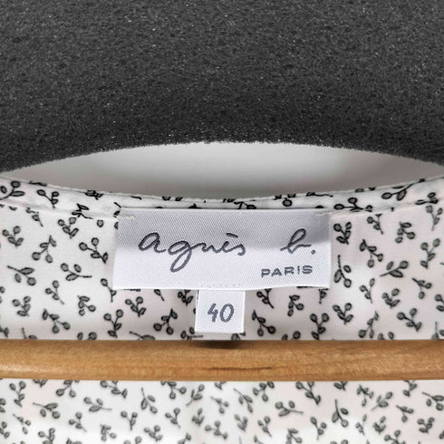 アニエスベー agnes b. PARIS 花 総柄ワンピース レディース