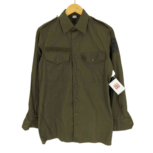 Austria Army 07年製 HEERESEIGENTUM エポレット ミリタリーシャツ メンズ