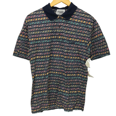 ミッソーニスポーツ MISSONI SPORTS 総柄ポロシャツ メンズ S