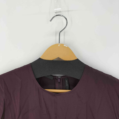 ヘルムートラング HELMUT LANG シルクベストブラウス ボルドー レディース import:S