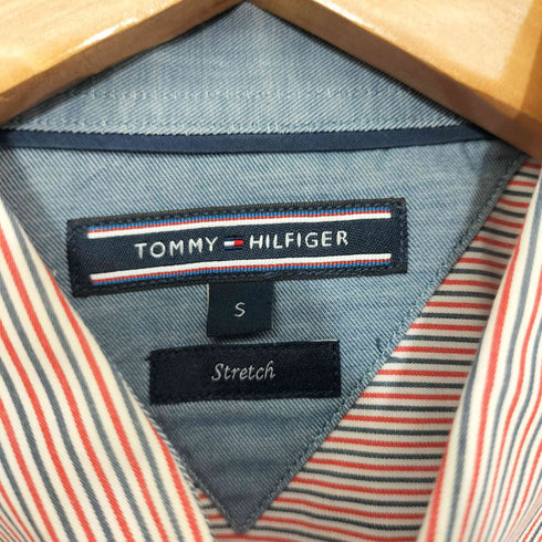 トミーヒルフィガー TOMMY HILFIGER マルチストライプ 長袖ボタンダウンシャツ メンズ JPN:S