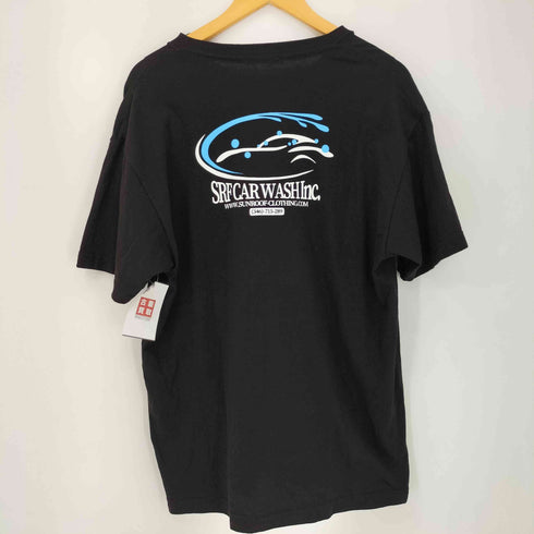 サンルーフ sunroof SRF CAR WASH 両面プリントクルーネックTシャツ メンズ JPN:L