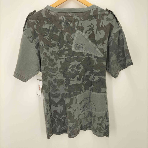アヴィレックス AVIREX カモフラ切り替え ポケットTシャツ メンズ JPN:M