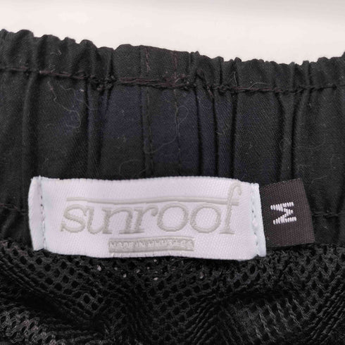サンルーフ sunroof ロゴ刺繍ナイロンショーツ メンズ JPN:M
