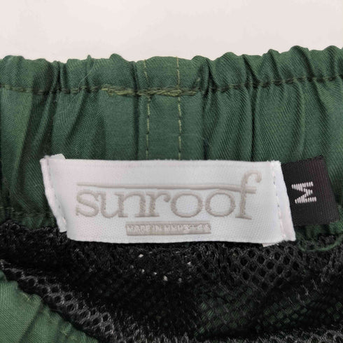 サンルーフ sunroof ロゴ刺繍ナイロンショーツ メンズ JPN:M