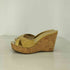 ジミーチュウ JIMMY CHOO PATENT LEATHER NUDE メタルトゥ ウェッジソール エスパドリーユ レディース 36 1/2
