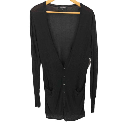 ゴーサンゴーイチプールオム 5351 POUR LES HOMMES ロングシアーカーディガン メンズ 2