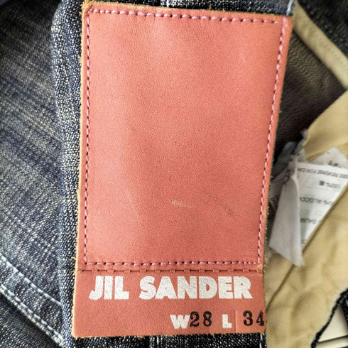 ジルサンダー JIL SANDER カラーステッチデニムパンツ メンズ W28L34