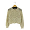 ザラ ZARA Cropped Diamond Pointelle Knit ダイヤモンド編クロップドセーター レディース JPN:S