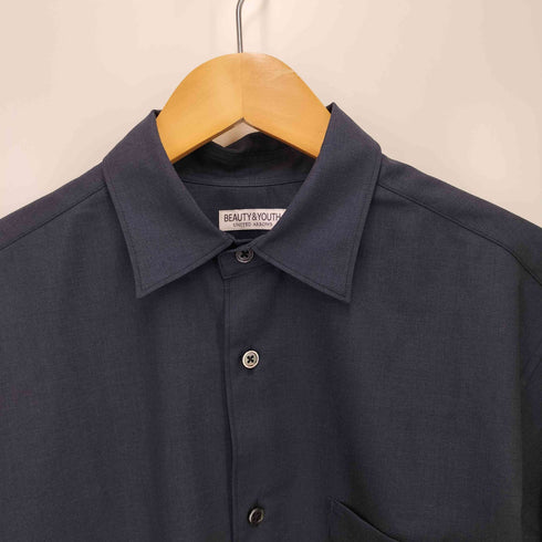 ビューティーアンドユースユナイテッドアローズ BEAUTY & YOUTH UNITED ARROWS 尾州 レギュラー フォルム テーパード シャツ メンズ JPN:S