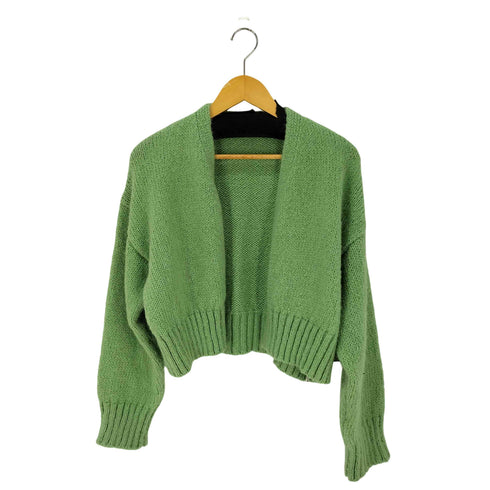 ザラ ZARA ローゲージオープンニットカーディガン レディース JPN:M