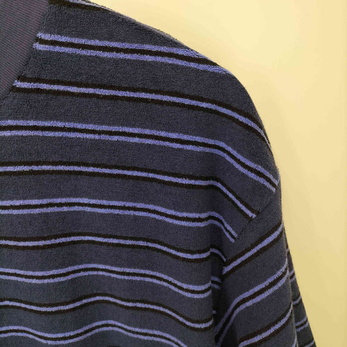 ビューティーアンドユースユナイテッドアローズ BEAUTY & YOUTH UNITED ARROWS パイル ボーダー クルーネック Tシャツ メンズ JPN:M