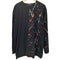 ノーアイディー NO ID. ペイント加工 ロングスリーブカットソー メンズ ONE SIZE