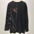 ノーアイディー NO ID. ペイント加工 ロングスリーブカットソー メンズ ONE SIZE