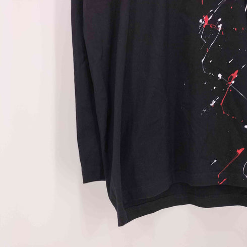 ノーアイディー NO ID. ペイント加工 ロングスリーブカットソー メンズ ONE SIZE