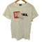 ディーゼル DIESEL 剥がれロゴ クルーネックTシャツ メンズ import:M