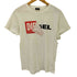 ディーゼル DIESEL 剥がれロゴ クルーネックTシャツ メンズ import:M