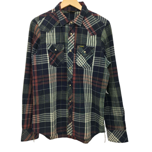 ディーゼル DIESEL コットンチェック ウエスタンシャツ メンズ import:S