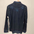 ディーゼル DIESEL ダメージ加工 インディゴウエスタンシャツ メンズ import:XS