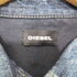 ディーゼル DIESEL ダメージ加工 インディゴウエスタンシャツ メンズ import:XS