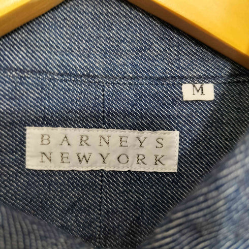 バーニーズニューヨーク BARNEYS NEWYORK インディゴ長袖シャツ メンズ JPN:M