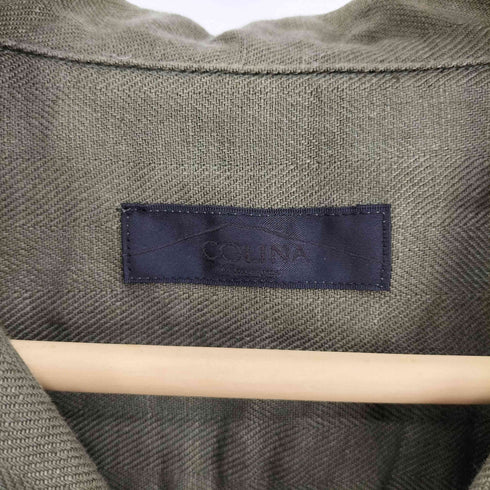 コリーナ COLINA 23SS Safilin Linen Herringbone Safari Shirts サフィランリネンヘリンボーンサファリシャツ メンズ JPN:M