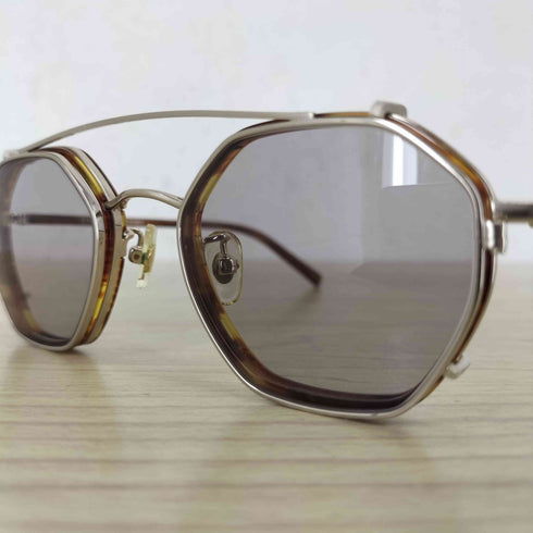 ニュー New. REMO クリップオンサングラス メンズ 47□22-145