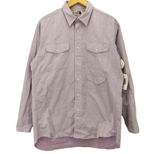 ザノースフェイス THE NORTH FACE ヘリンボーン L/S シャツ メンズ import:L