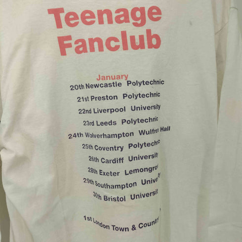 裾シングルステッチ バンド ロングスリーブTシャツ メンズ import:XL