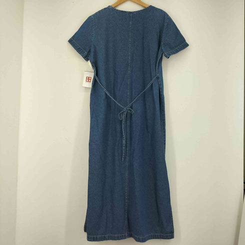 ホワイトスタッグ WHITE STAG 刺繍加工 S/S デニムワンピース レディース JPN:M