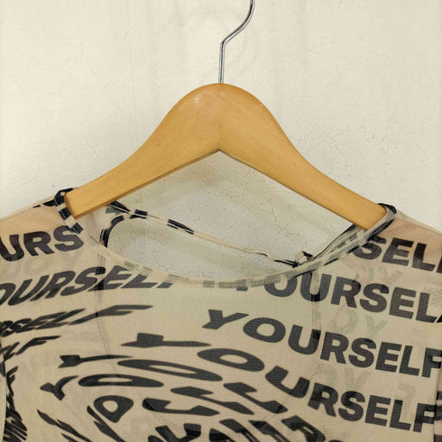 メゾンスペシャル MAISON SPECIAL Distortion Print Top レディース FREE