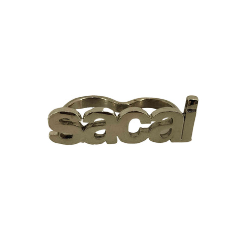 サカイ Sacai 二連 ロゴリング レディース