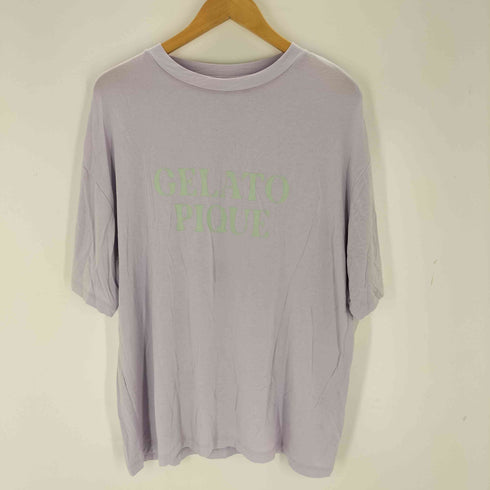 ジェラートピケ gelato pique カラフルレーヨンロゴTシャツ&ショートパンツ レディース ONE SIZE