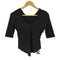 YAE SHORT SLEEVE 2WAY UNECK RIBTOPS ショート スリーブ 2WAY Uネック リブトップス レディース JPN:36