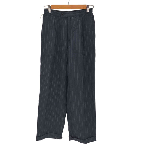 ギャップ Gap 00S OLD 1タック ピンストライプ リネンスラックス メンズ SS