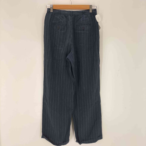 ギャップ Gap 00S OLD 1タック ピンストライプ リネンスラックス メンズ SS