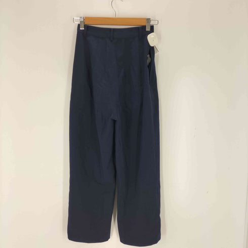ヨウジヤマモト Yohji Yamamoto 丸文字ロゴ 2タック ウールギャバスラックス レディース SS