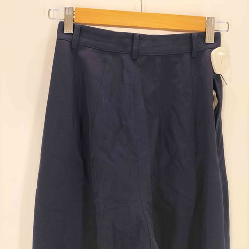 ヨウジヤマモト Yohji Yamamoto 丸文字ロゴ 2タック ウールギャバスラックス レディース SS