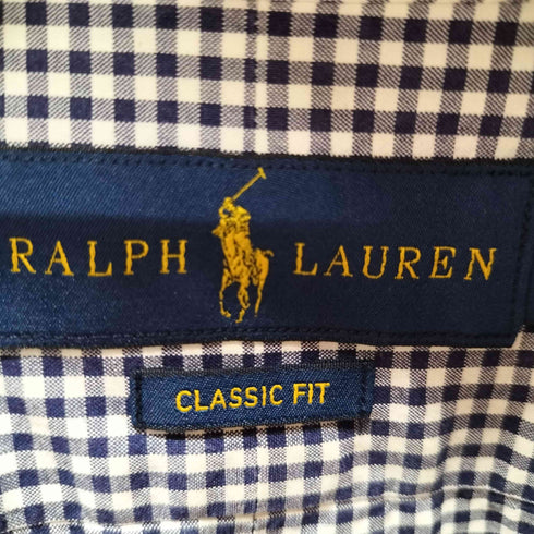 ラルフローレン RALPH LAUREN CLASSIC FIT スモールポニー刺繍 ボタンダウンギンガムチェックシャツ メンズ JPN:L