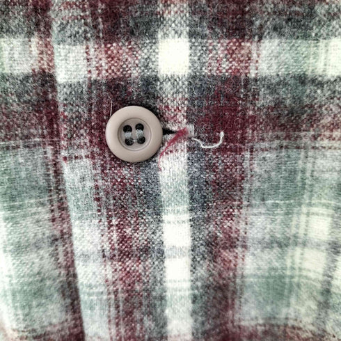 ペンドルトン PENDLETON USA製 ウール100 ダブルポケット 開襟チェックシャツ Board Shirt オープンカラー ボックスシルエット メンズ JPN:XL