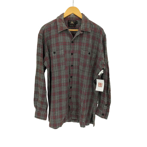 ダブルアールエルラルフローレン RRL RALPH LAUREN 90S 3ツ星 チェックオープンカラーシャツ メンズ import:S