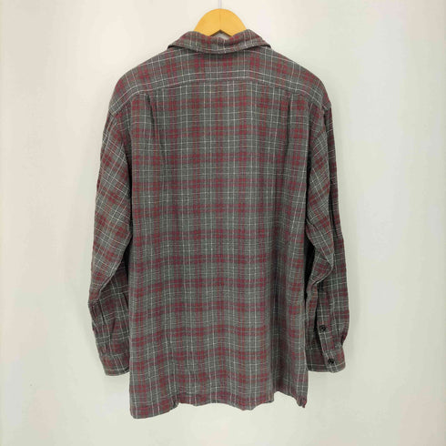 ダブルアールエルラルフローレン RRL RALPH LAUREN 90S 3ツ星 チェックオープンカラーシャツ メンズ import:S