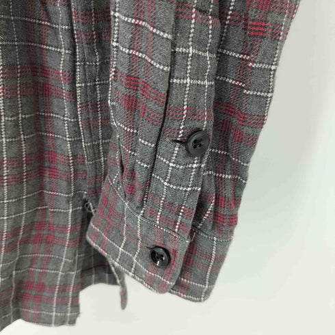 ダブルアールエルラルフローレン RRL RALPH LAUREN 90S 3ツ星 チェックオープンカラーシャツ メンズ import:S