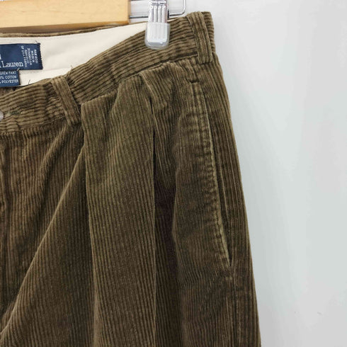 ポロバイラルフローレン Polo by RALPH LAUREN 90S ANDREW PANT 太畝2タックコーデュロイパンツ メンズ 34/34